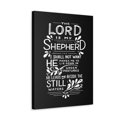 Psalm 23: 1-2 Canvas